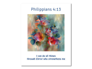 Philippians 4:13 Digital download printable art